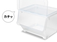 画像:正面開閉のフタで取り出しやすい。