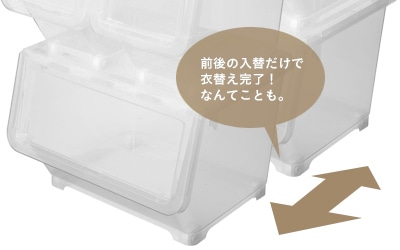 画像:キャスター付でらくらく移動。