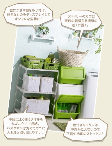 画像:洗面所でのご利用例