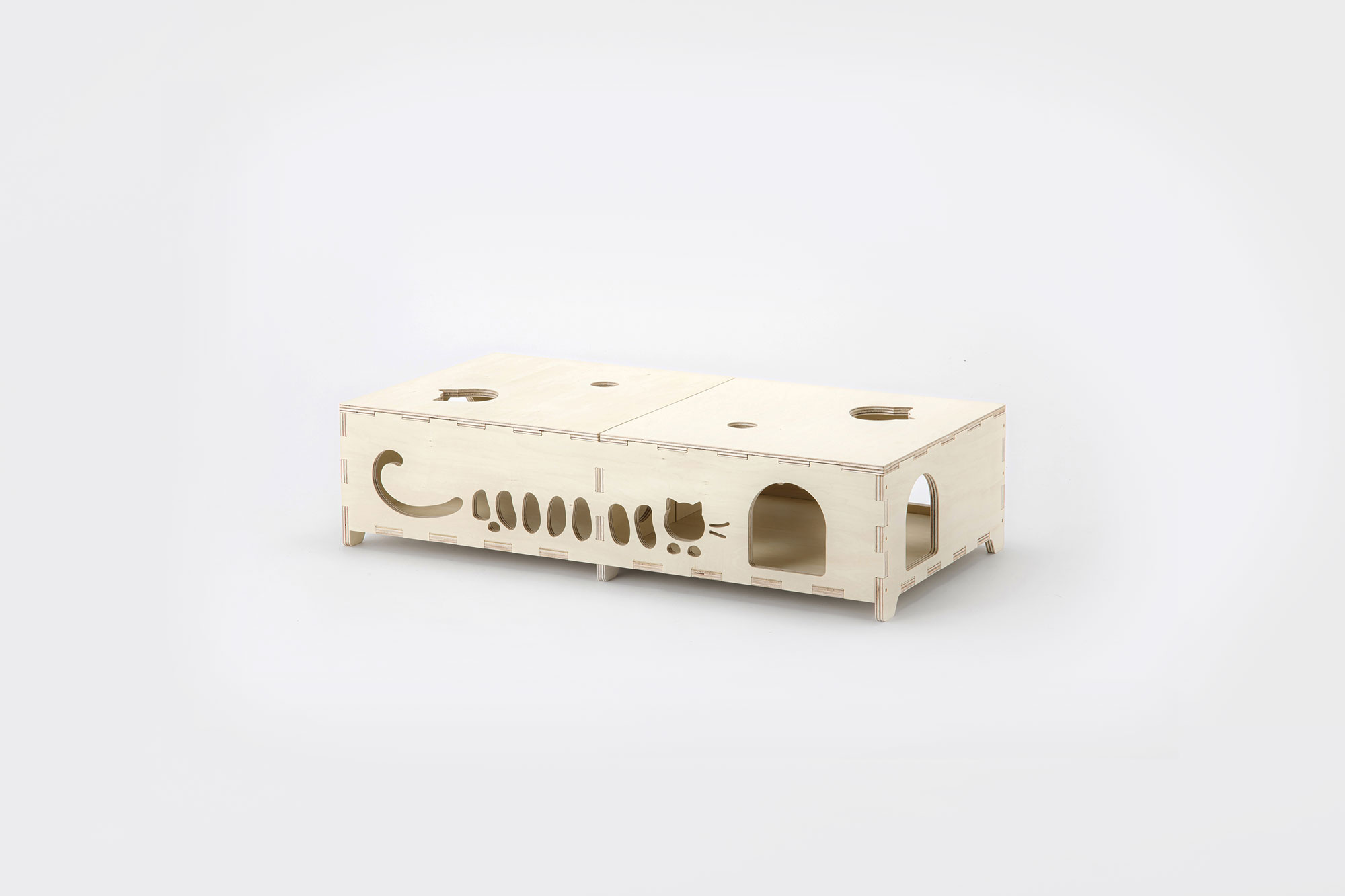 ねこのトンネルベンチS（ラワン） | CAINZ DIY MARKET | オーダー家具