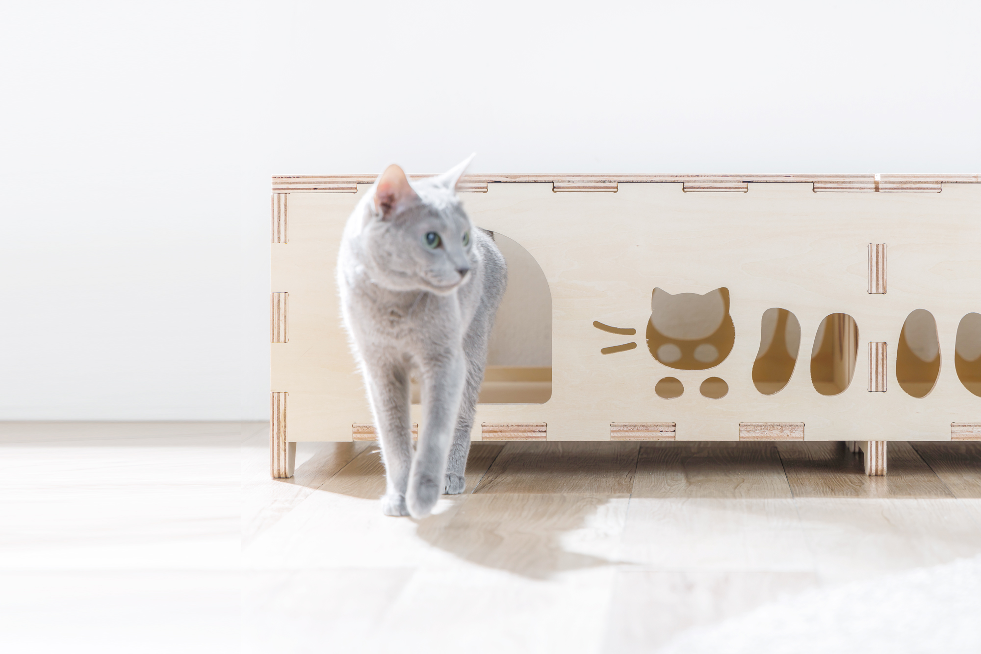 ねこのトンネルベンチ M（シナ） | CAINZ DIY MARKET | オーダー家具