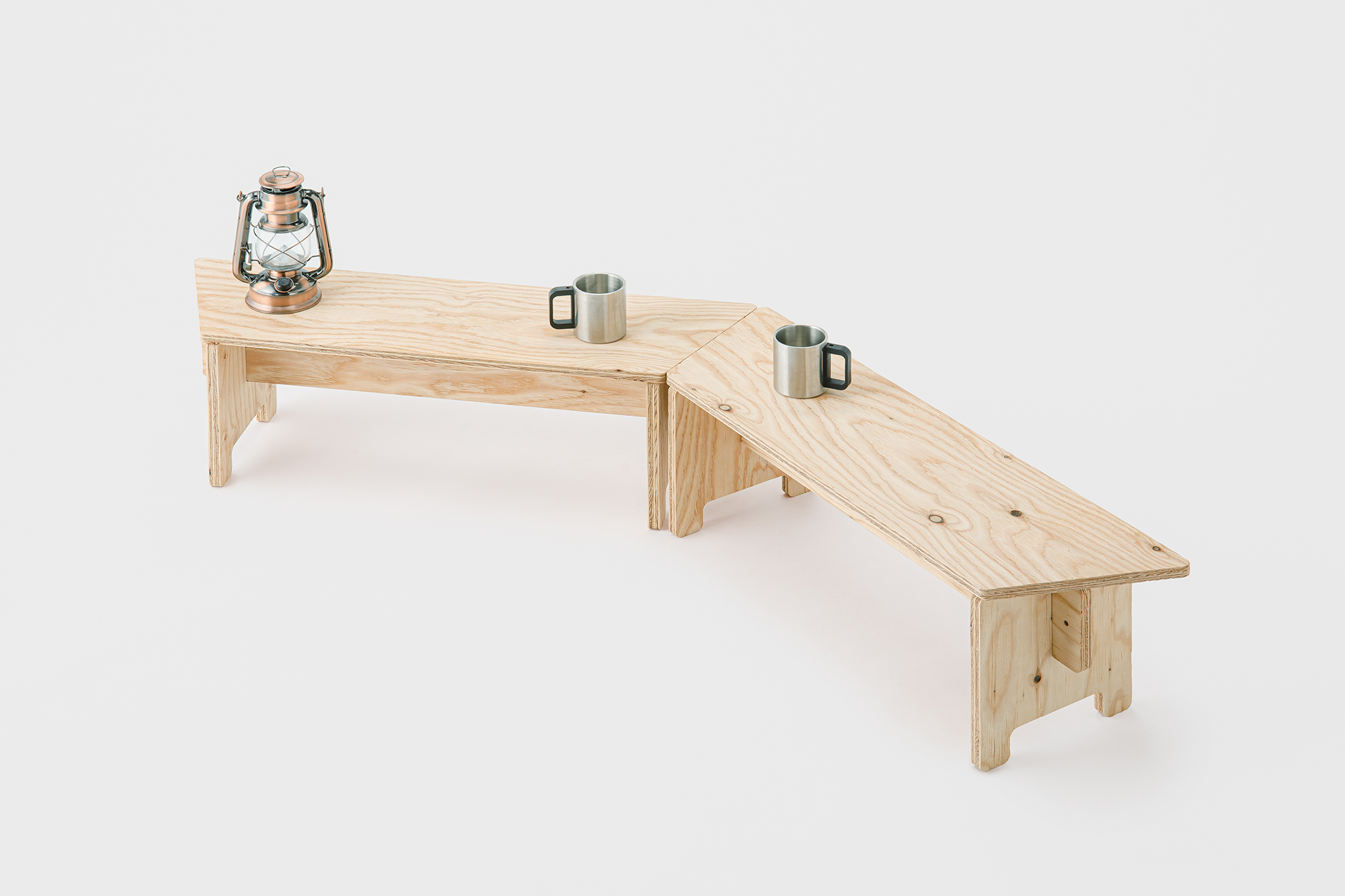 組み合わせてかたちが変わるベンチ（2個セット） | CAINZ DIY MARKET