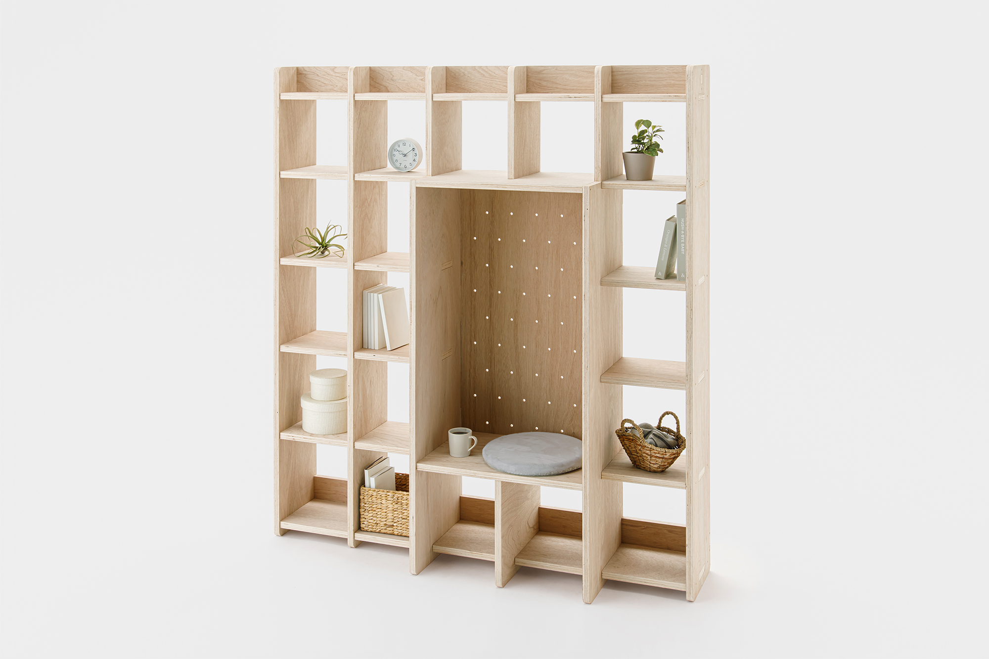 ミニヌック付き本棚M | CAINZ DIY MARKET | オーダー家具プラットフォーム