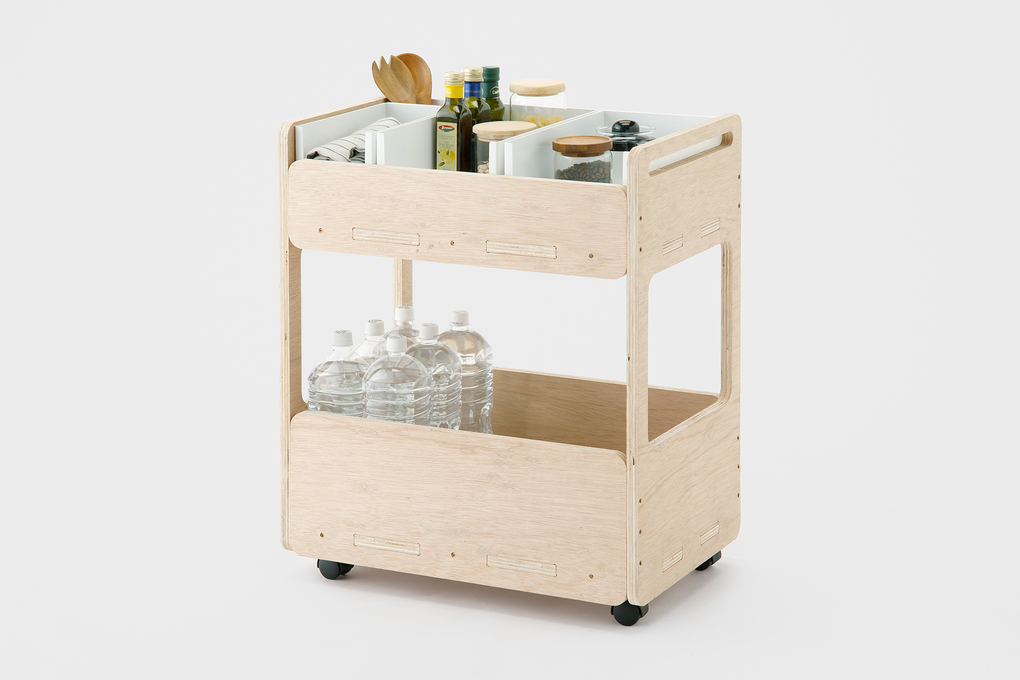 木製移動式ストレージカート 木製キッチンカート | CAINZ DIY MARKET | オーダー家具プラットフォーム