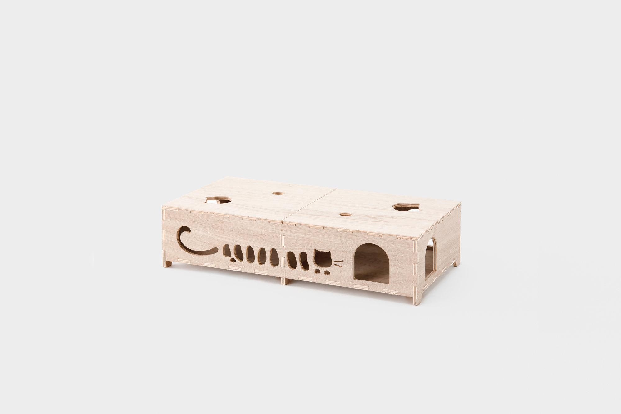 ねこのトンネルベンチM(ラワン) | CAINZ DIY MARKET | オーダー家具 ねこのトンネルベンチM(ラワン) | CAINZ DIY MARKET | オーダー家具