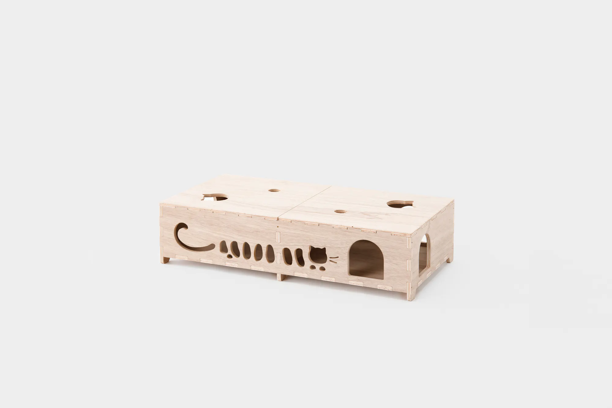 ねこのトンネルベンチM（ラワン） | CAINZ DIY MARKET | オーダー家具 