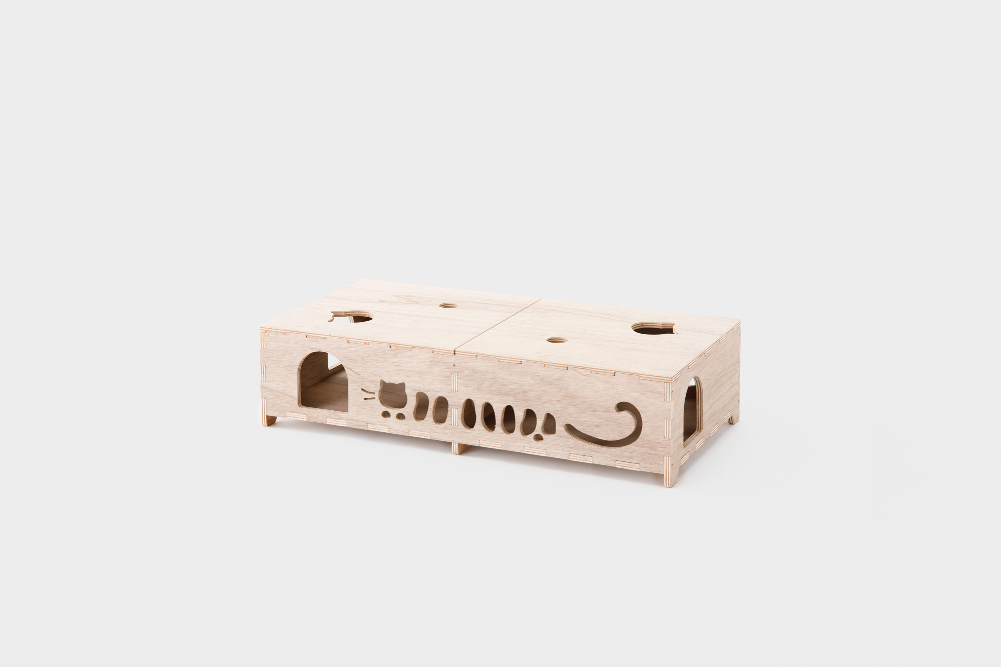 ねこのトンネルベンチM（ラワン） | CAINZ DIY MARKET | オーダー家具