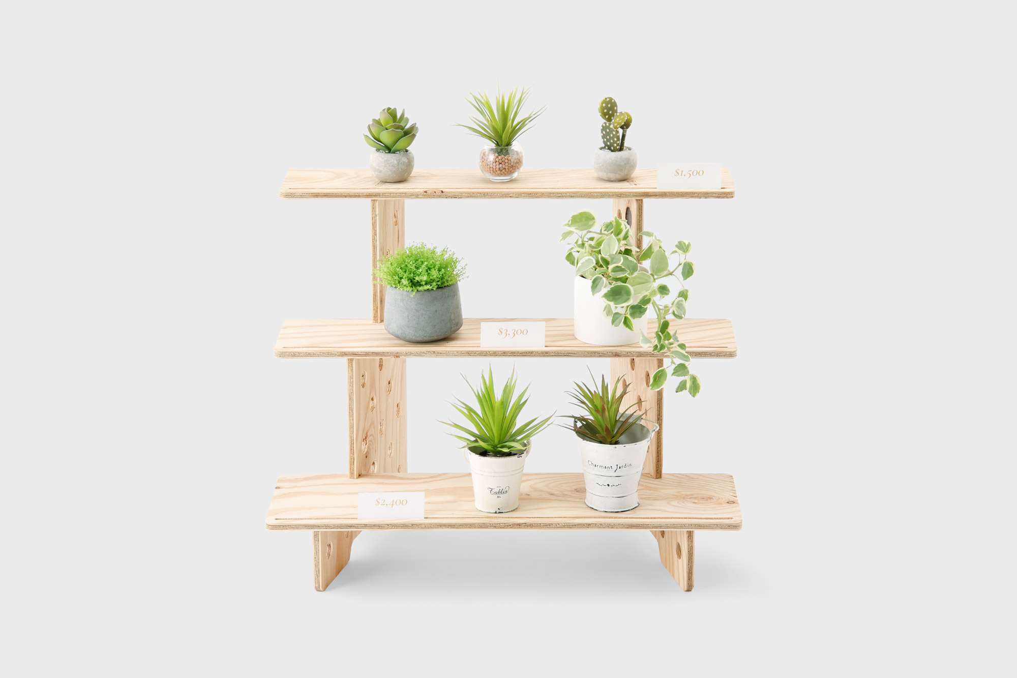 持ち運びできる卓上ディスプレイ（20cm×3段） | CAINZ DIY MARKET