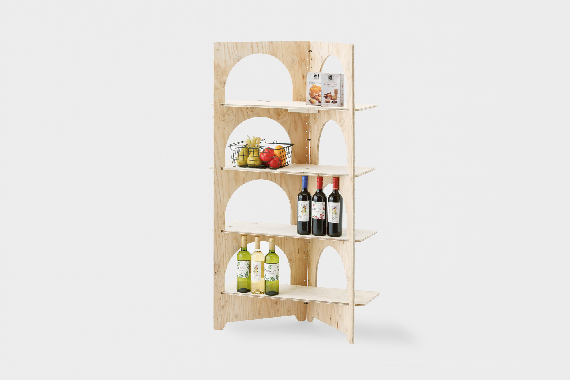 Wooden Display Rack / 木製 ディスプレイ 棚 Lilladisplay-木製ディスプレイラック