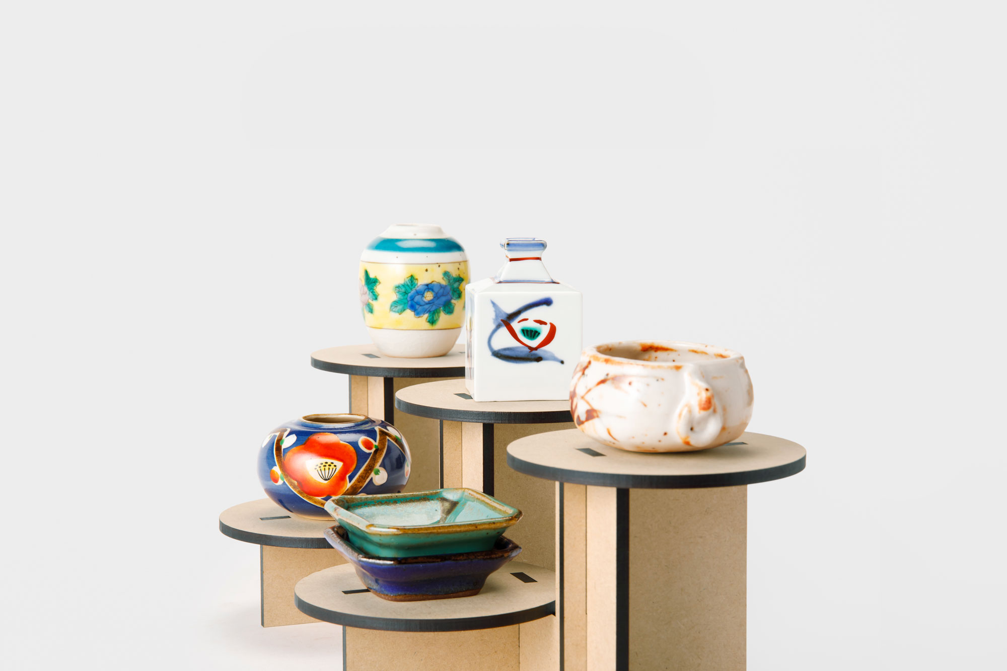 lenalevi 什器 段ボールマス什器 6マス GW-398 店舗用品 販促用品 陳列什器