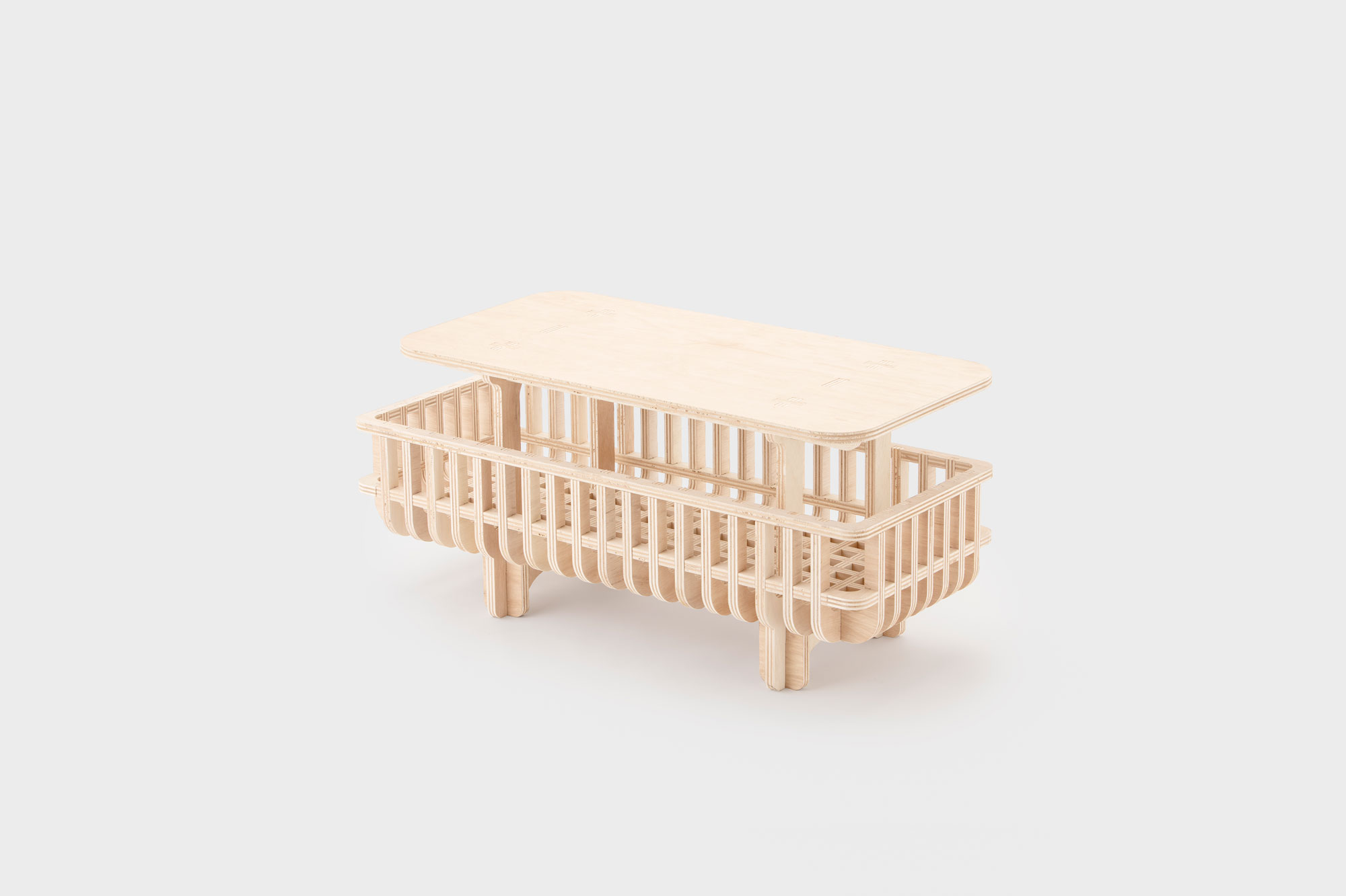 KUJIRA かご付きベンチ | CAINZ DIY MARKET | オーダー家具