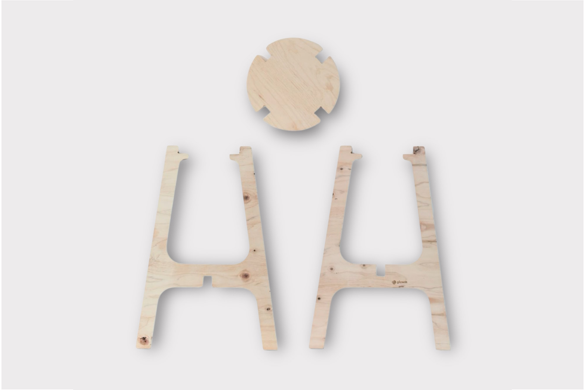 ハイツール KOEKI 弘益 UTILITY VH-S30(BR) ハイスツール 50×50×61.5-75.5 座面φ30