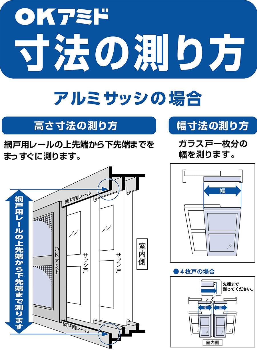 網戸の貼り方