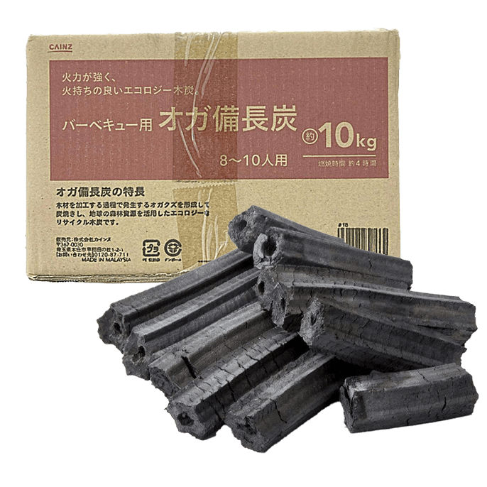 カインズ バーベキュー用オガ備長炭 10kg 8～10人用 | キャンプ・バー