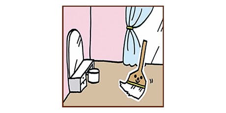 下地の調整と掃除