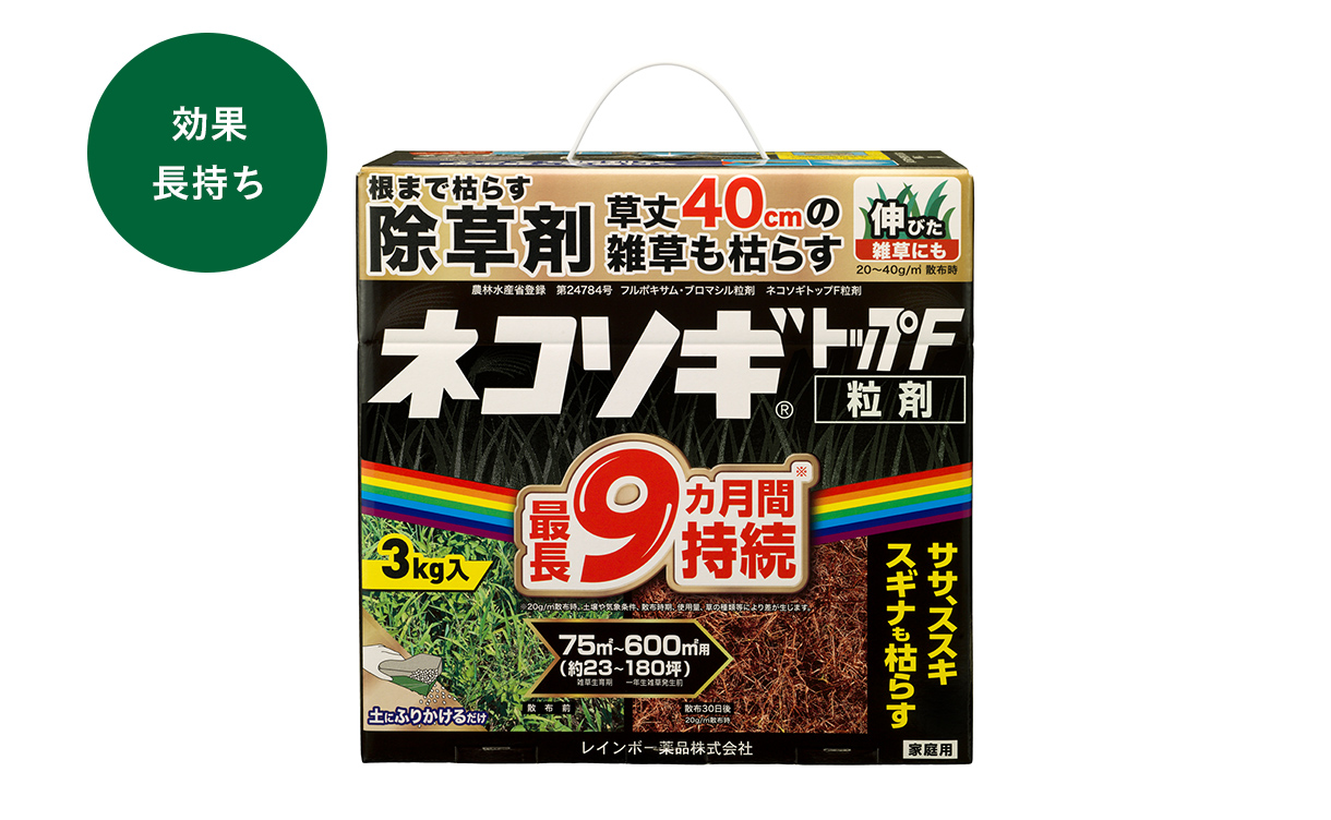 おすすめの除草剤】その雑草にはこれ！雑草の写真からすぐに選べる