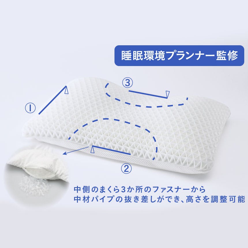もっちりふわふわ新感覚枕 Moffle（モッフル）｜ホームセンターの 