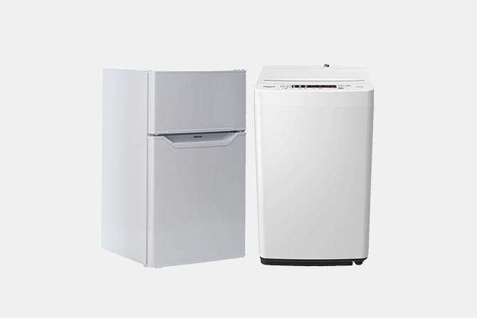 86L冷蔵庫+5.5kg洗濯機