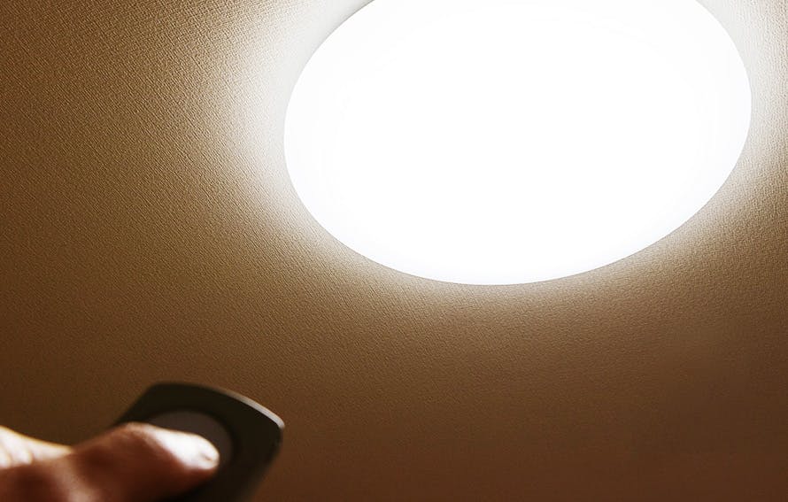 LEDシーリングで節電
