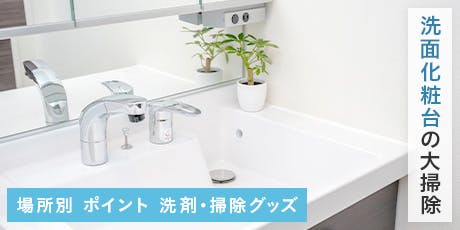 大掃除【洗面化粧台】