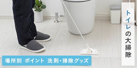 トイレの大掃除 場所別 ポイント 洗剤・掃除グッズ