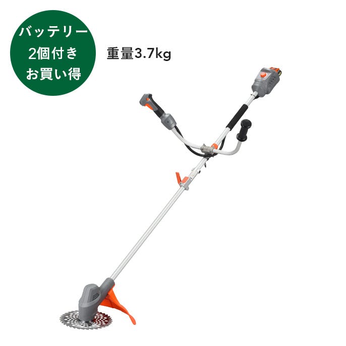 工進 充電式草刈機 バッテリー2個付き SBC-1825B