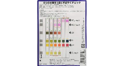 6つの水質を1度にすばやくチェック