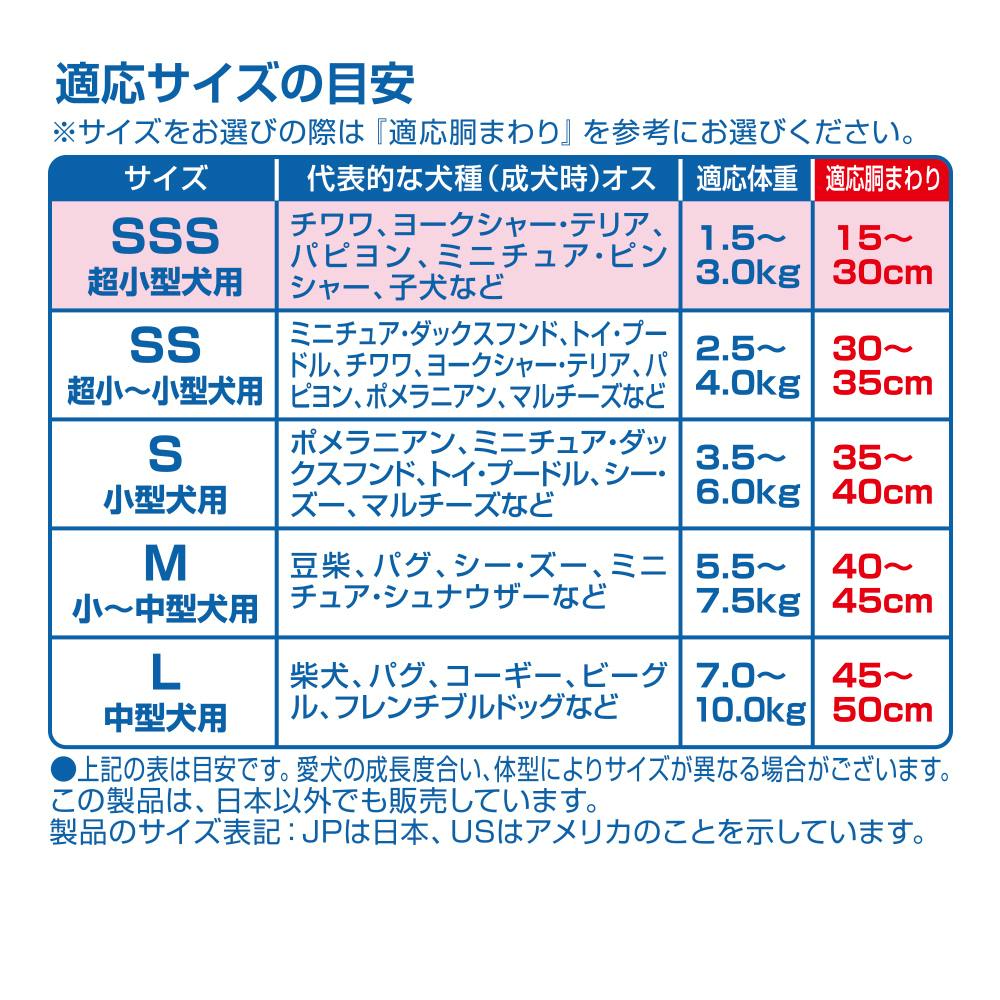 マナーウェア 男の子用 SSSサイズ 超小型犬用 52枚入｜ホームセンター通販【カインズ】