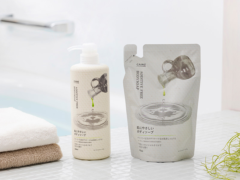 カインズ 肌にやさしいボディソープ 本体 600ml | ボディソープ