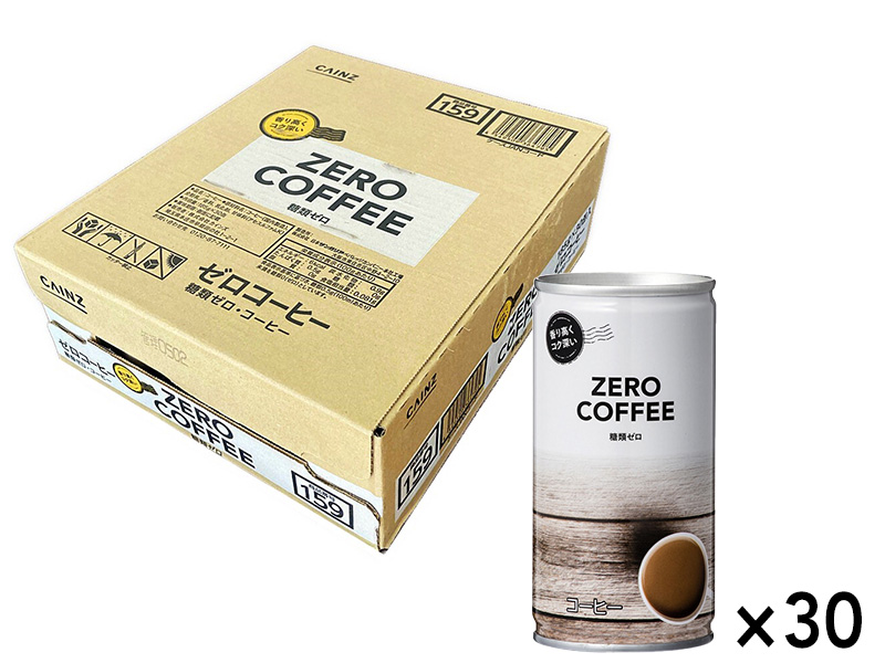 ケース販売】糖類ゼロコーヒー 缶 185g×30本 | 飲料・水・お茶 通販