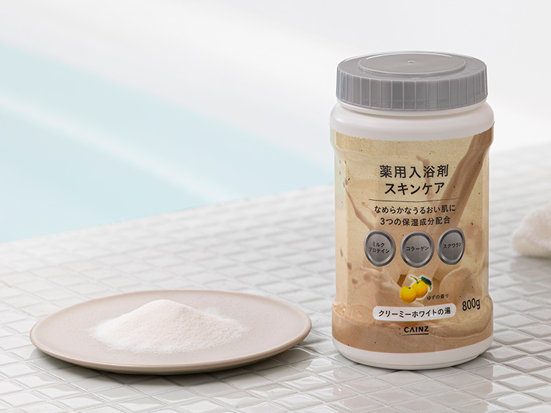 カインズ 薬用入浴剤 スキンケアタイプ ゆずの香り 800g | 入浴剤 通販