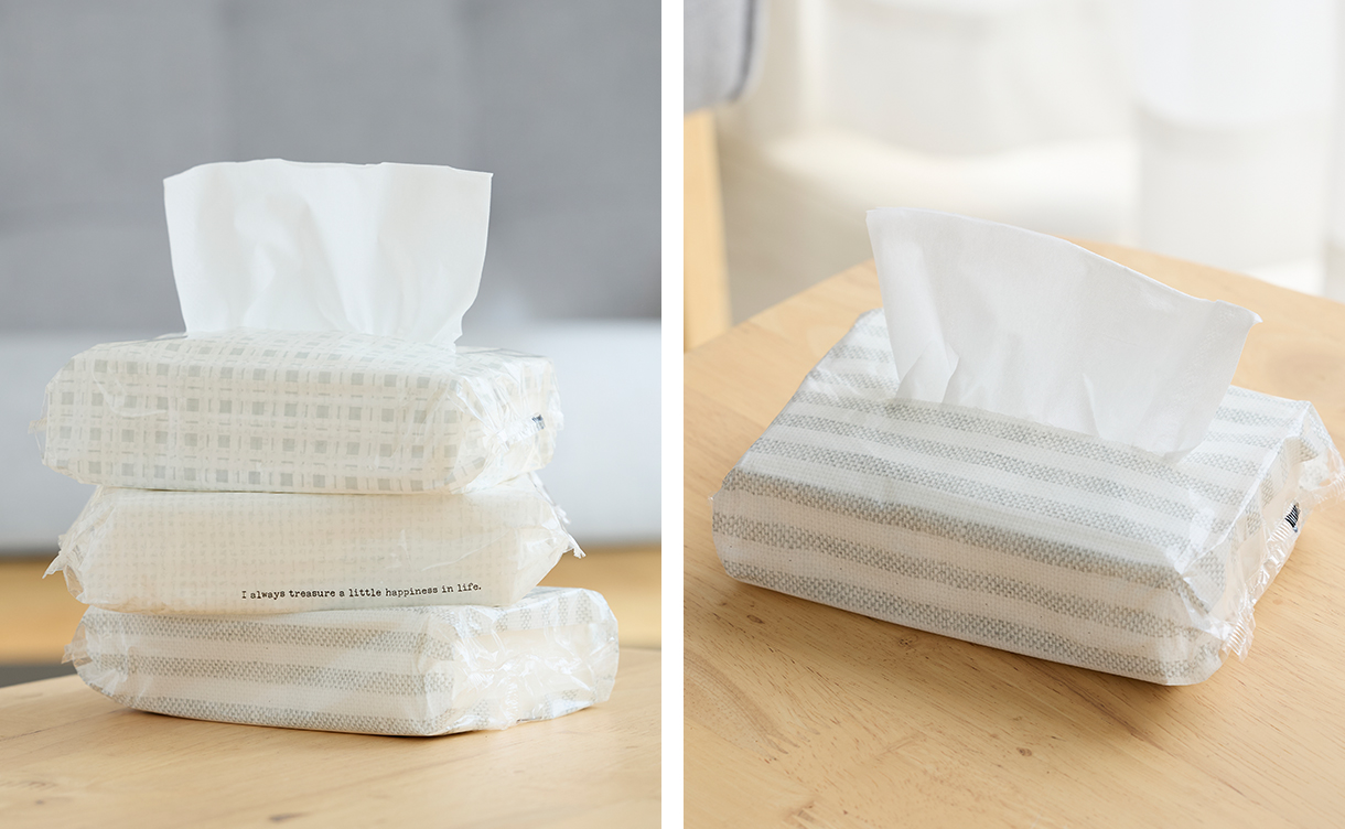 KYS　3枚セットおまとめ分 カインズ やわらかふわふわソフトパックティシュー コンパクト 130組