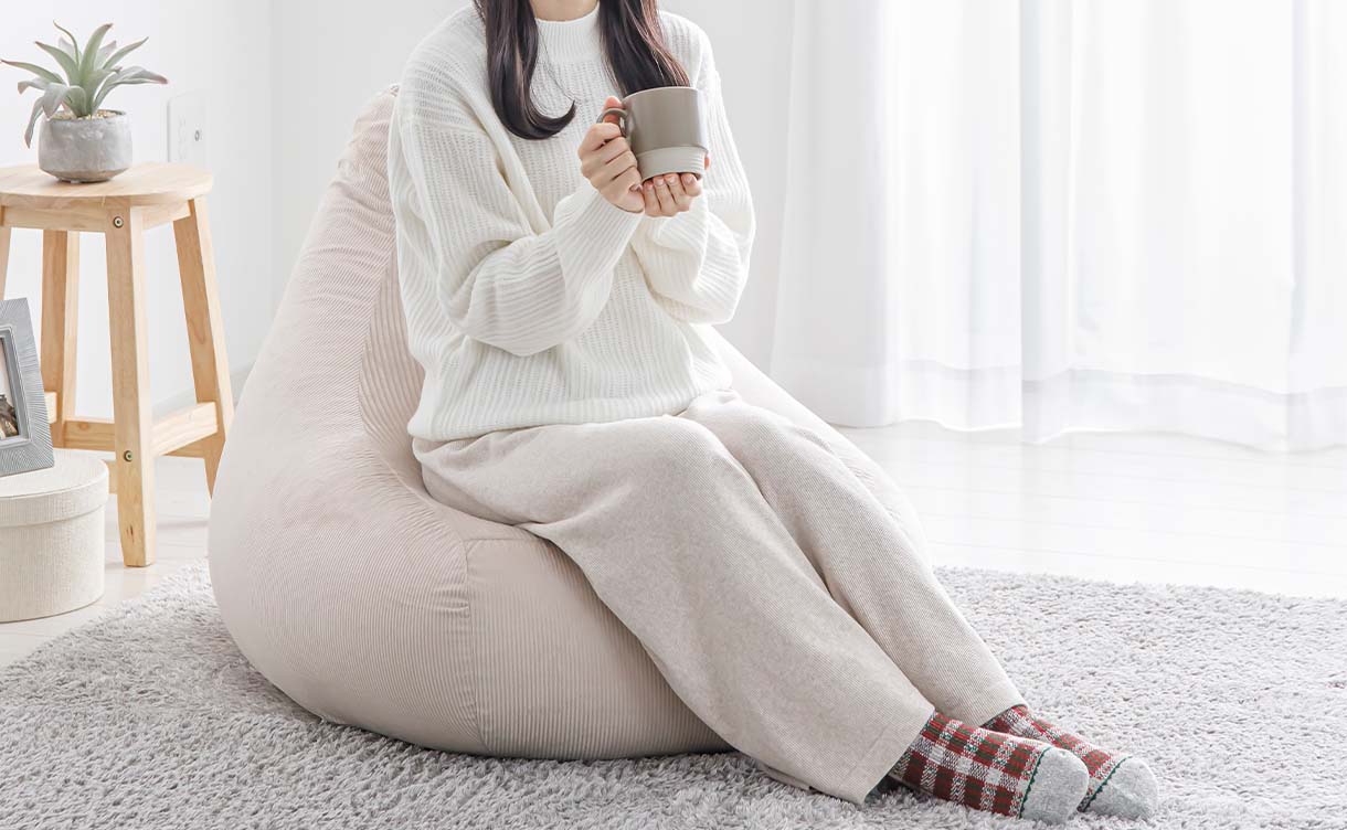 ソファクッション中材 ラフィー M ビーズ＋低反発チップ | クッション