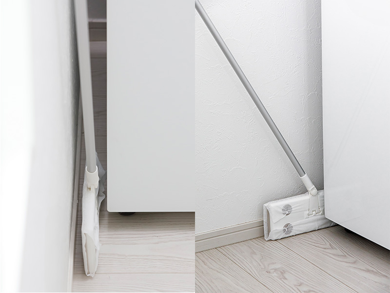 すき間が掃除しやすい フローリングワイパー ホワイト | 室内掃除 通販