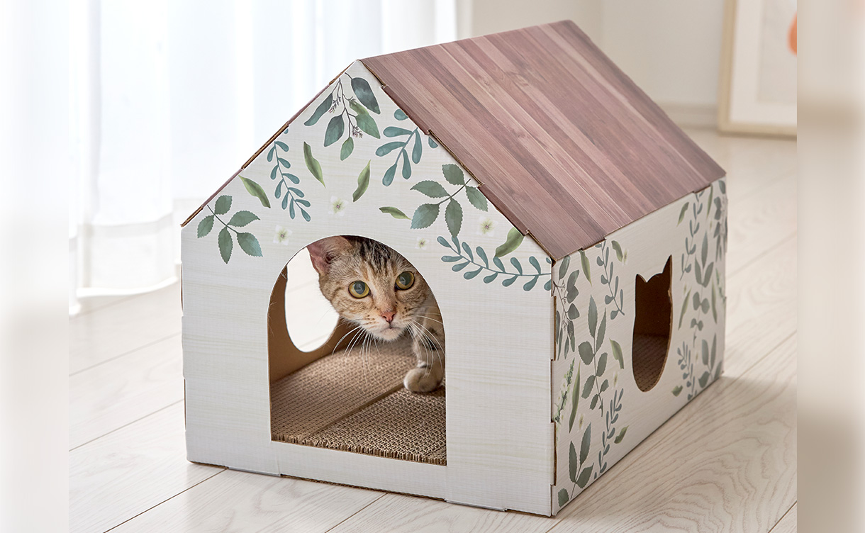 爪とぎハウスキット ハウスブリック | ペット用品（猫） 通販