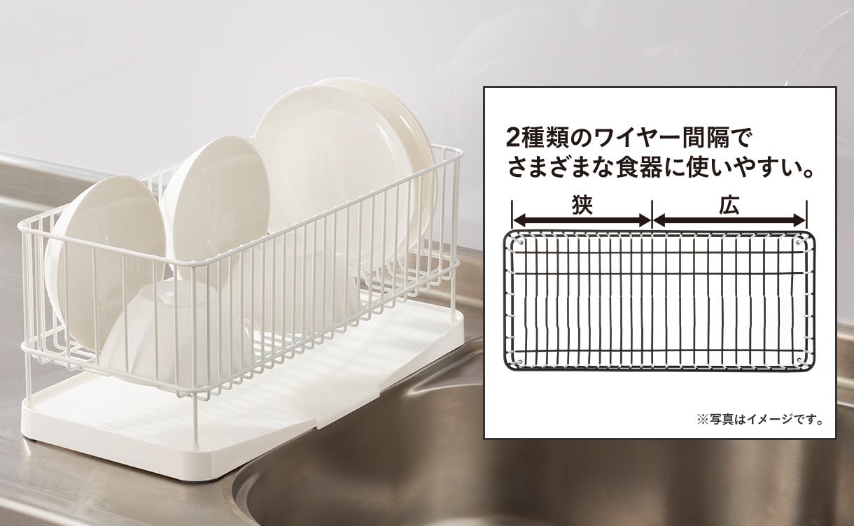 さまざまな食器に対応