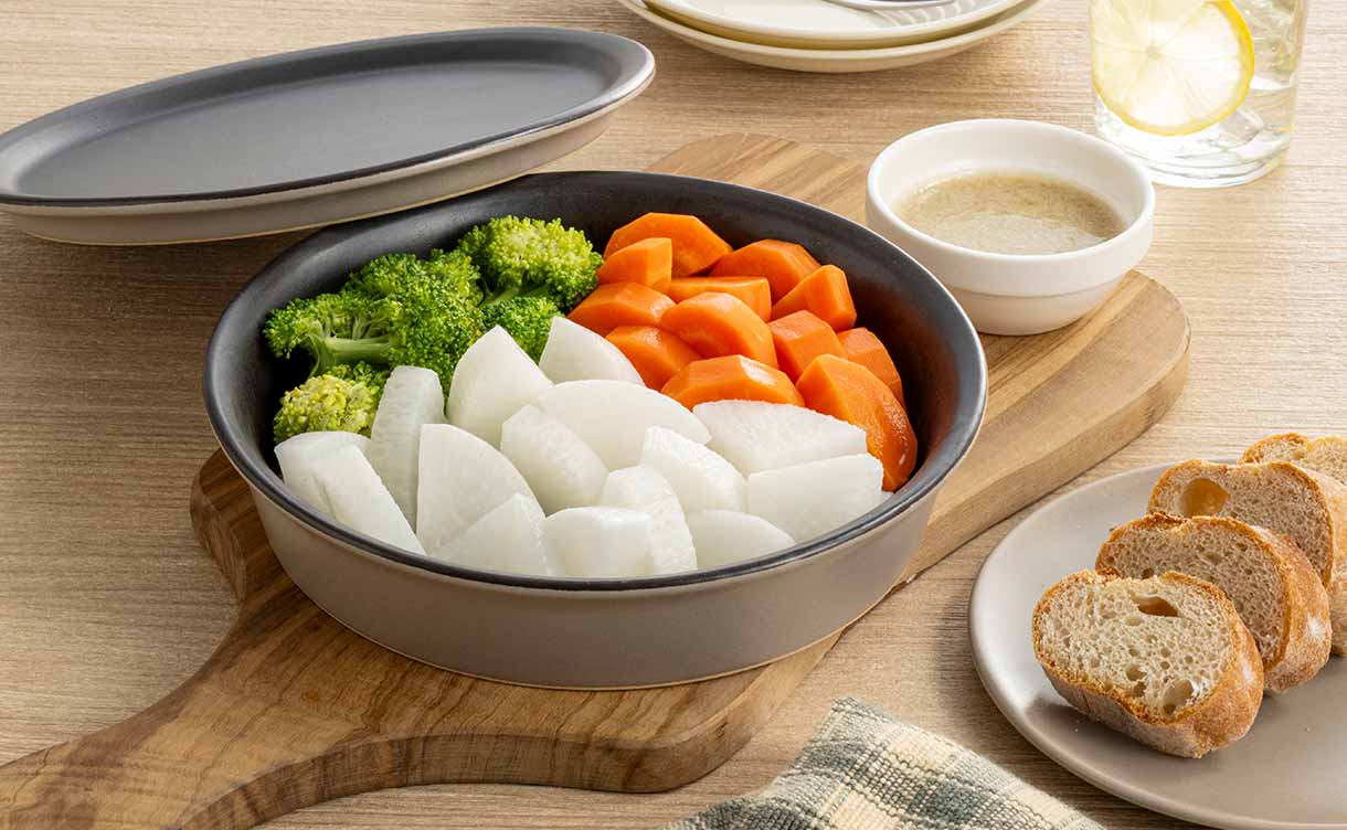 レンジで楽チン 調理プレート 丸型大 | 包丁・ハサミ・調理器具・製菓