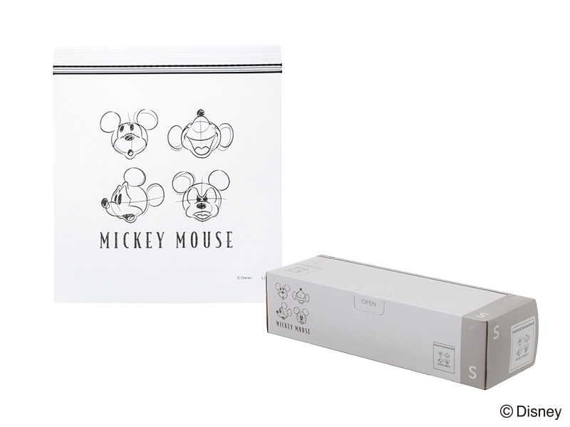 抗菌ダブルジッパーバッグ S ミッキーマウス 30枚入り | 食品用ラップ