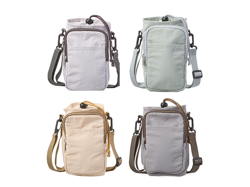 スマホが入るボトルカバー ミントグリーン 幅14.5cm 高さ21.5cm | 弁当