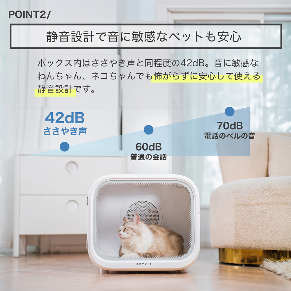 ペット用ドライヤー ホワイト 5モード PET KIT ドライヤーハウス PD10PRO | ペット用品（犬） 通販