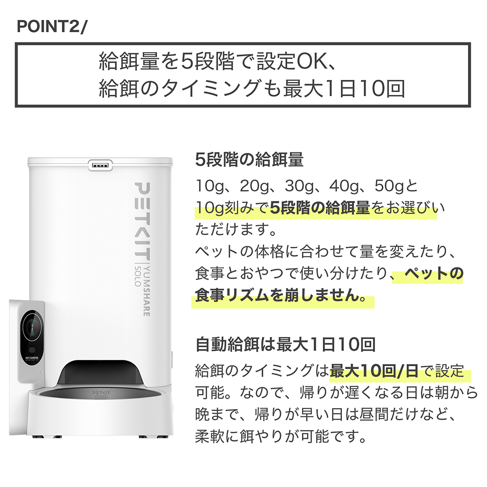 PET KIT カメラ付給餌器 P571-WH | ペット用品（犬） 通販