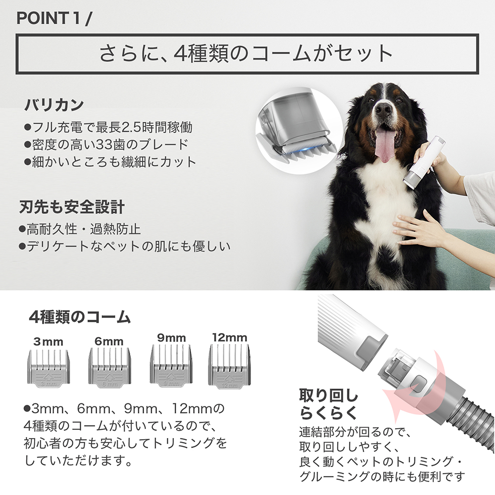 PET KIT バリカン掃除機 LM4 | ペット用品（犬） 通販