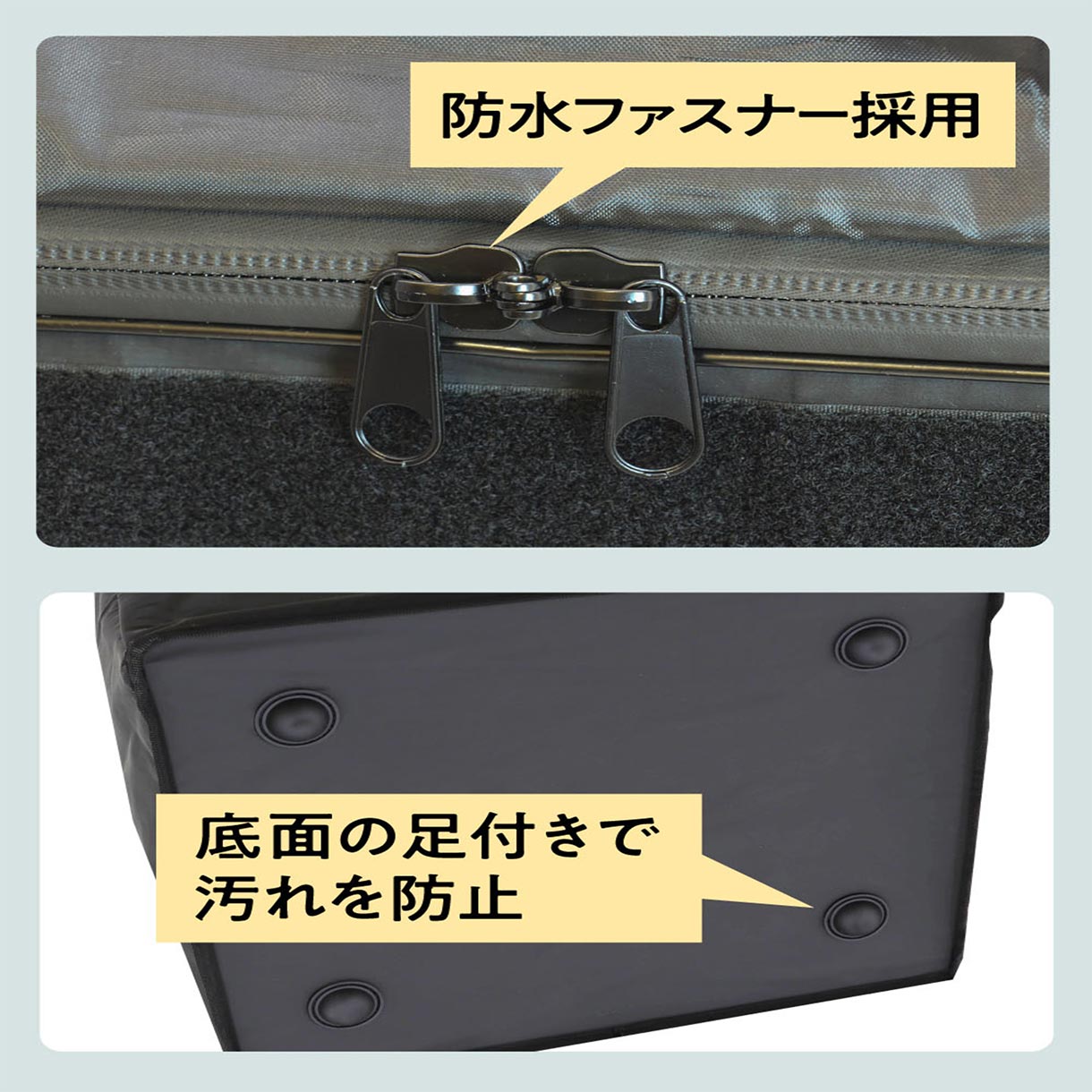 PYKES PEAK 折りたたみ式 宅配ボックス ブラック 幅44cm 高さ52cm 奥行