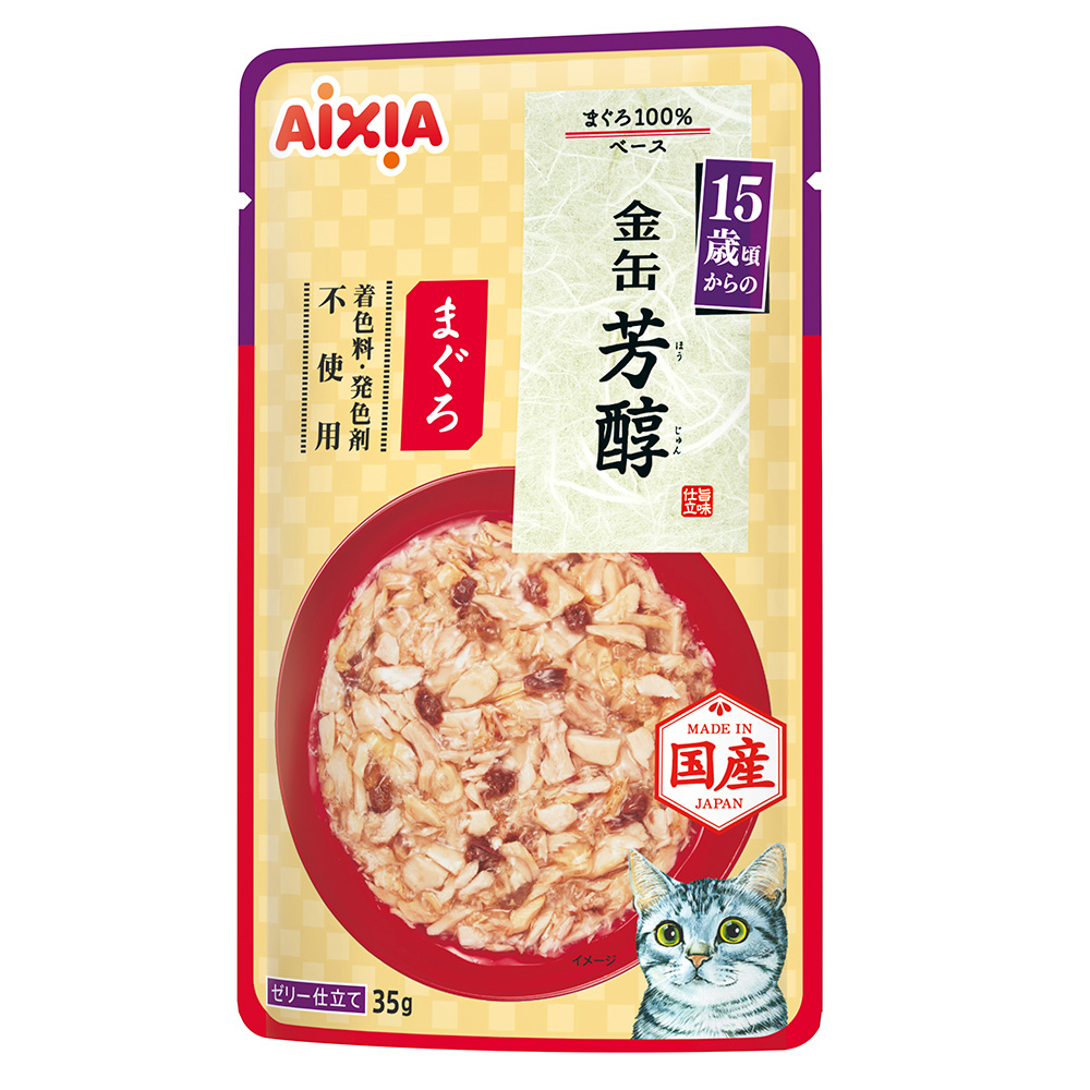 金缶 芳醇 15歳頃からのまぐろ 35g | キャットフード 通販