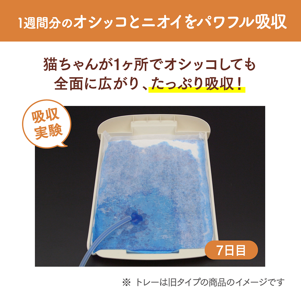 ニャンとも清潔トイレ 脱臭・抗菌シート 複数ねこ用 8枚