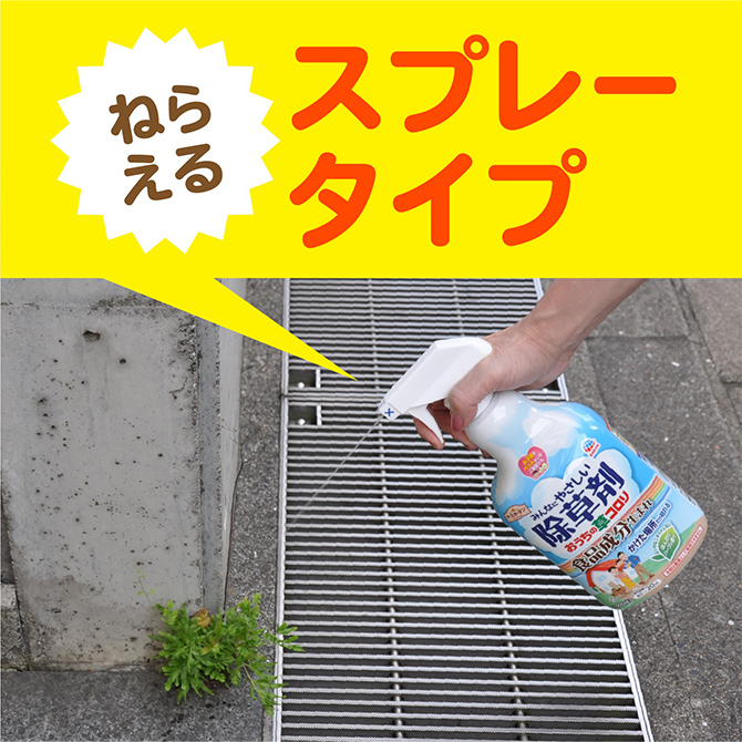 アース みんなにやさしい除草剤 おうちの草コロリ スプレー