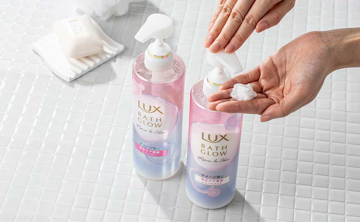 ラックス バスグロウ リペア＆シャイン シャンプー＆トリートメント お
