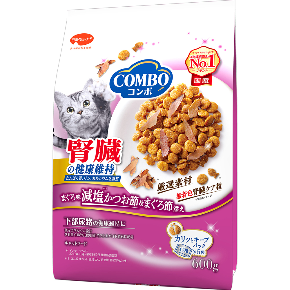 日本ペットフード コンボ 腎臓の健康維持 まぐろ味減塩かつお節