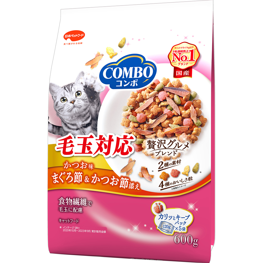 コンボキャット 毛玉対応 かつお味 600g | キャットフード 通販