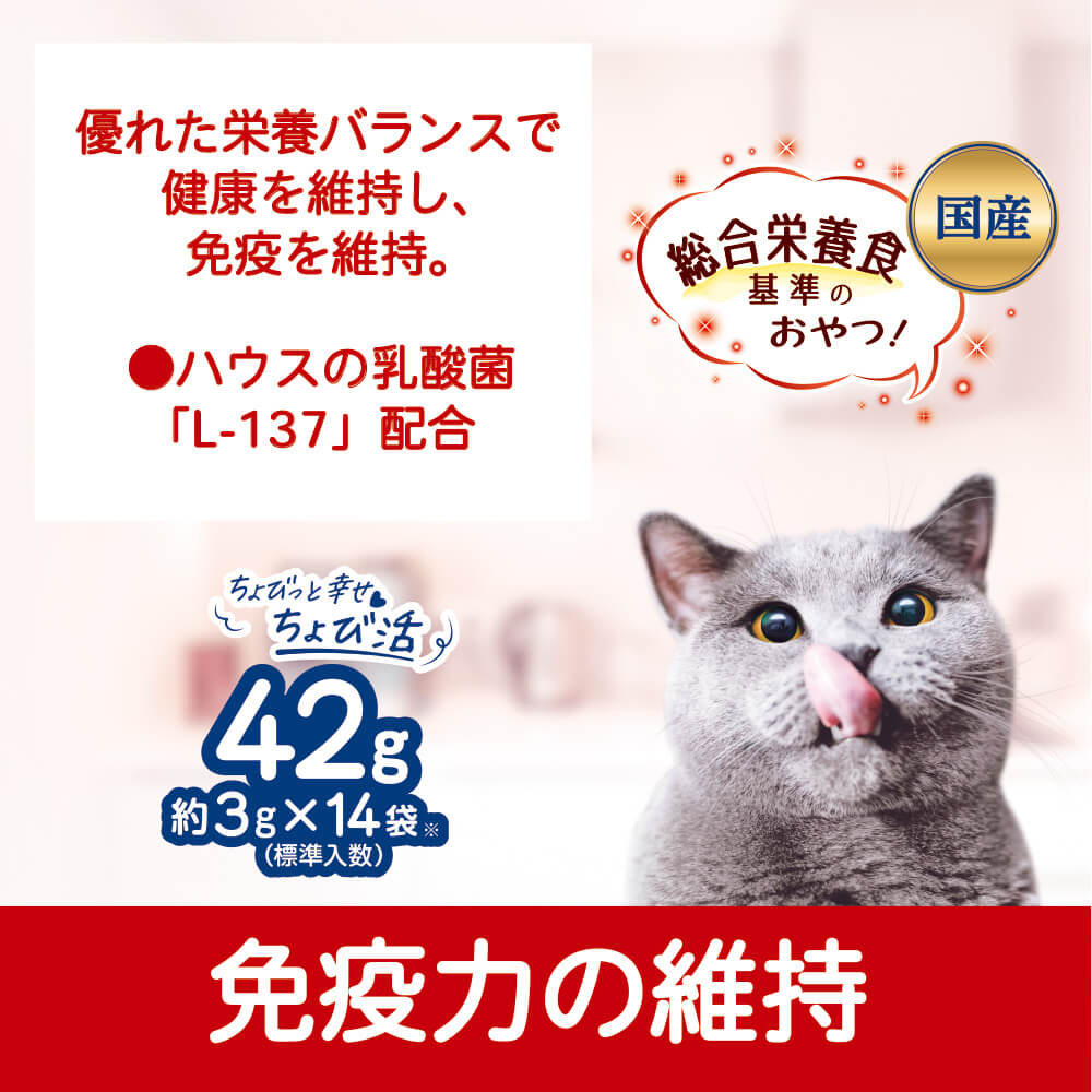 コンボ プレゼント おやつ 免疫力の維持 シーフードミックス味 42g